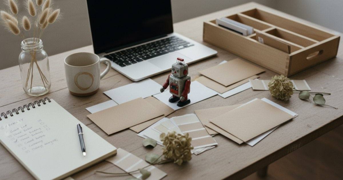 Wedding planning content calendar and an automation flow on a phone screen