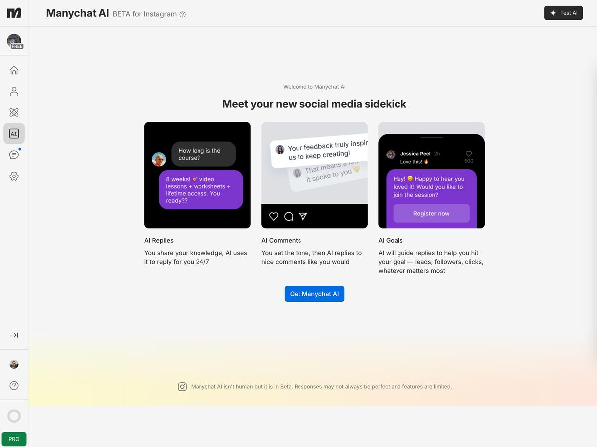 Simpliers CHAT comparison screenshot